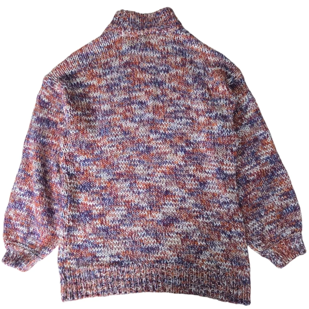 Vero Moda Multicolor Marled Turtleneck Sweater - Women Size S